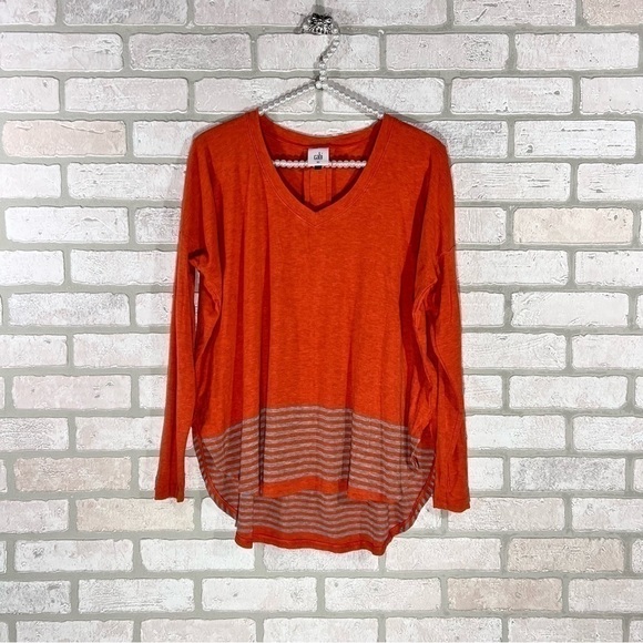 Cabi Style 4190 Hangout Tee in Bossa Nova Stripe Size XS - Picture 4 of 10